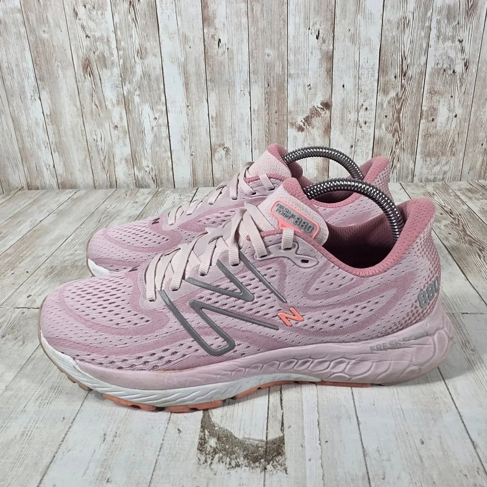 New Balance Fresh Foam X 880v13 Pink Grey Running Shoes W880C13 Womens 9.5 B